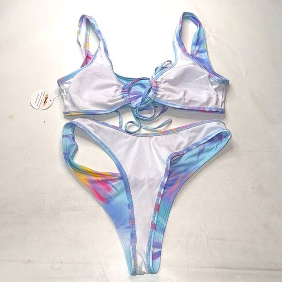 NEW Haute Swimwear Bikini Set, Size Large - Picture 6 of 8
